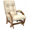 Кресло-глайдер Модель 68 Орех, кожзам Oregon Perlamutr 106