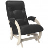 Кресло-глайдер Модель 68 Дуб Шампань, кожзам Vegas Lite Black