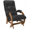 Кресло-глайдер Модель 68 Орех, кожзам Vegas Lite Black
