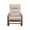 Кресло для отдыха Leset Оскар Орех текстура, ткань Мальмо 05