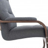 Кресло для отдыха Leset Оскар Орех текстура, ткань Мальмо 95