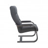 Кресло для отдыха Leset Оскар Венге текстура, ткань Мальмо 95