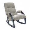 Кресло-качалка Модель 67 венге велюр Verona Light Grey